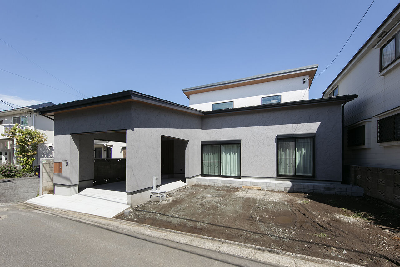 ひのき乃工房　ムクヤホーム 【土間／収納充実／間取図】土間とつながる開放的な間取りも高い断熱性能と自然素材で快適！の建築実例画像4