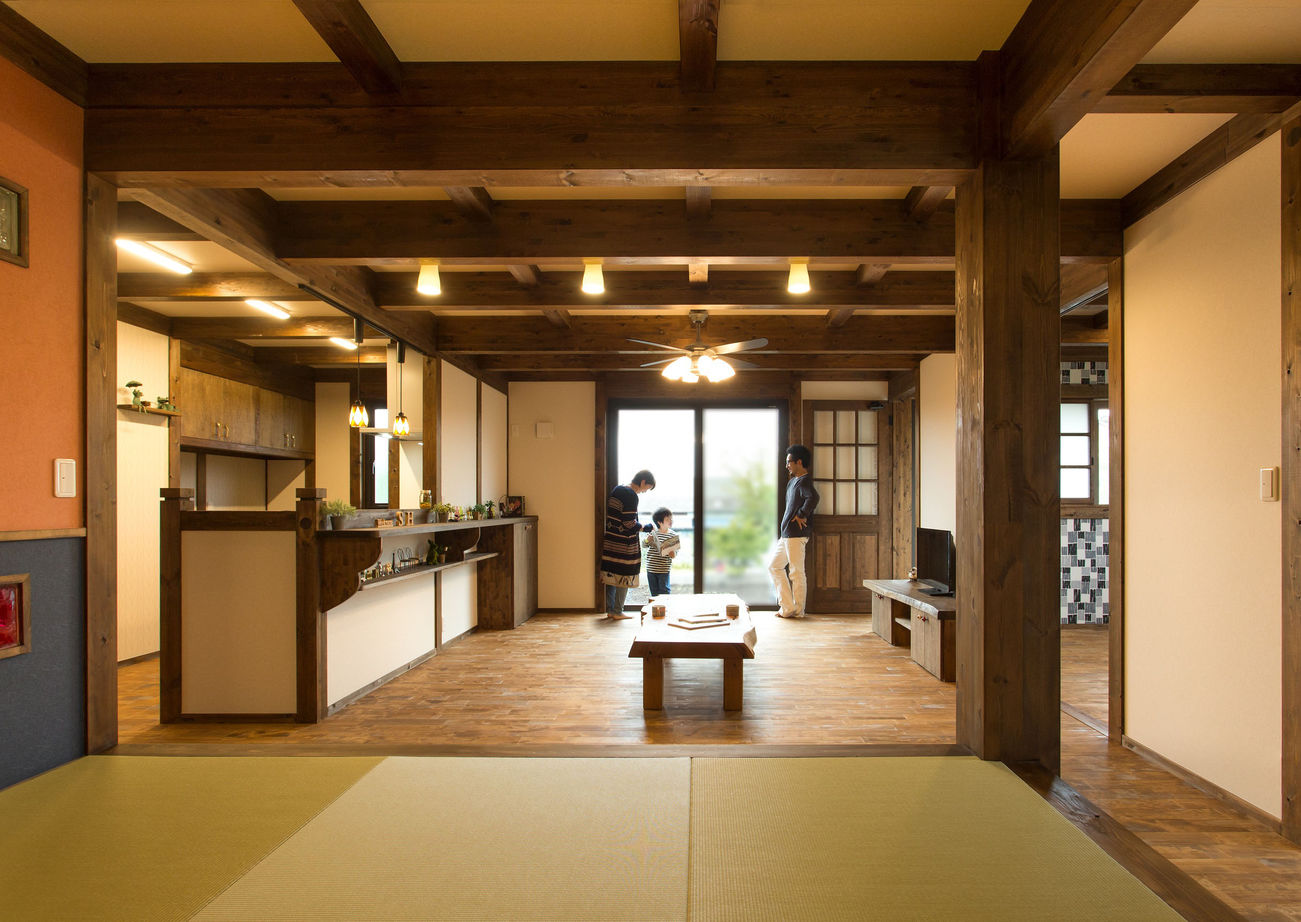 綿半林業 【2200万円/ひのき/120m2】収納力抜群でデッドスペースゼロ! 国産ひのきづくしの平屋の家の建築実例画像3