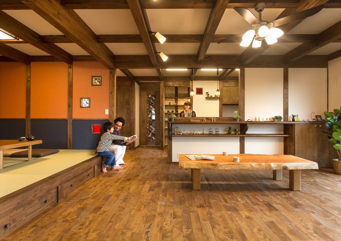 綿半林業 【2200万円/ひのき/120m2】収納力抜群でデッドスペースゼロ! 国産ひのきづくしの平屋の家の建築実例画像6