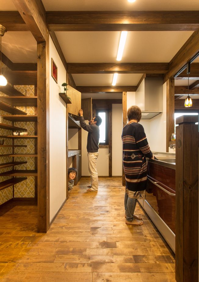 綿半林業 【2200万円/ひのき/120m2】収納力抜群でデッドスペースゼロ! 国産ひのきづくしの平屋の家の建築実例画像7