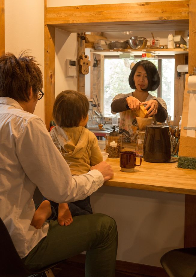 綿半林業 【1950万円/ひのき/間取り有】ボルダリングなど遊びゴコロが詰まった土間キッチンと薪ストーブのある家の建築実例画像7