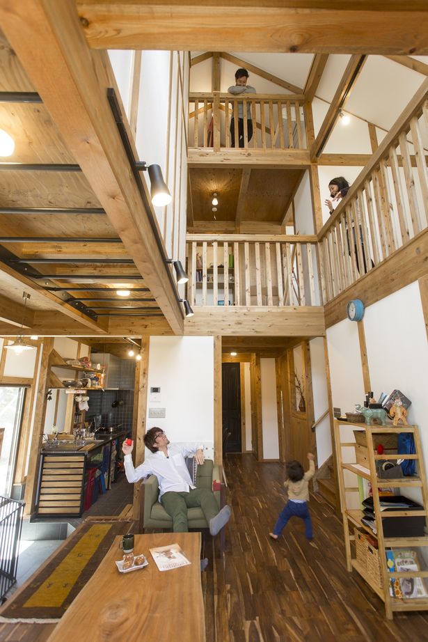 綿半林業 【1950万円/ひのき/間取り有】ボルダリングなど遊びゴコロが詰まった土間キッチンと薪ストーブのある家の建築実例画像8