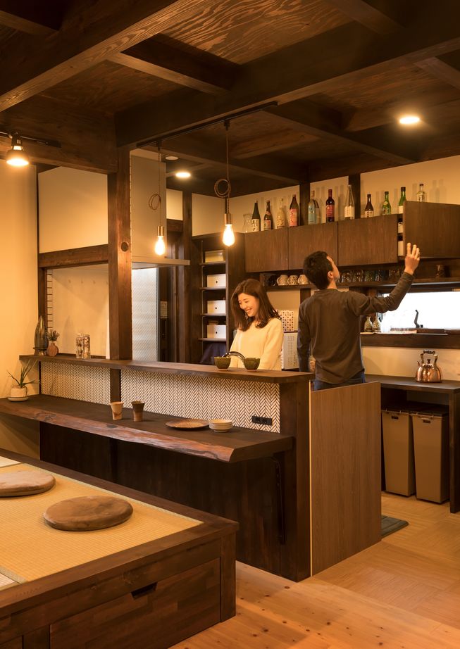 綿半林業 【2000万円台/ひのき/間取有】旧家の建材を活かした懐かしいけど新しい“ばあちゃんち”みたいなレトロな家の建築実例画像9