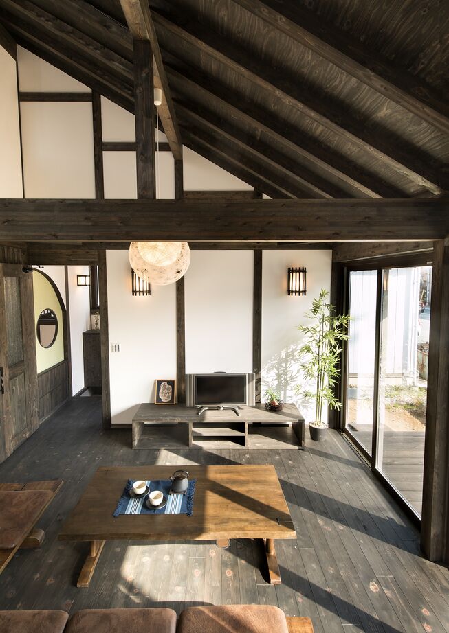 綿半林業 【1000万円台/ひのき/間取り有】和風旅館の風情あふれる隠れ書斎のある古民家風の家の建築実例画像3