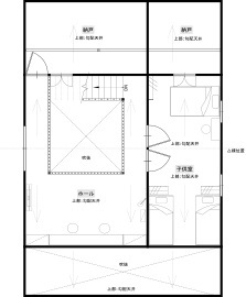 綿半林業 【2000万円台/ひのき】造作家具で空間を有効活用。キッズも愛犬も大満足の二世帯の家の間取り図（3LDK）2階