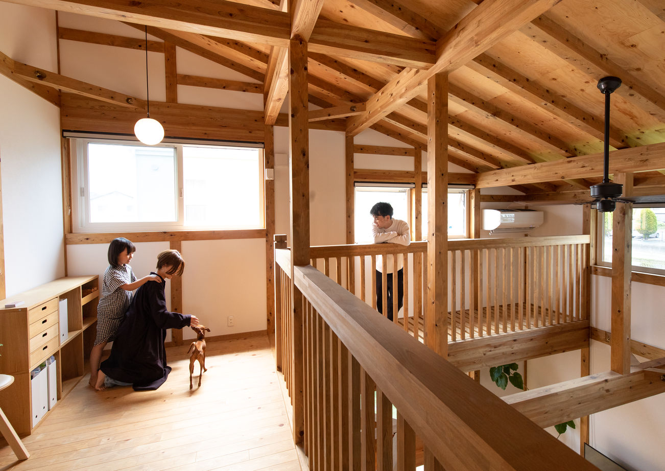 綿半林業 【1800万円台/38坪/ロフト】昭和レトロな家具や小道具がなじむ古民家カフェのような国産ひのきの家の建築実例画像10