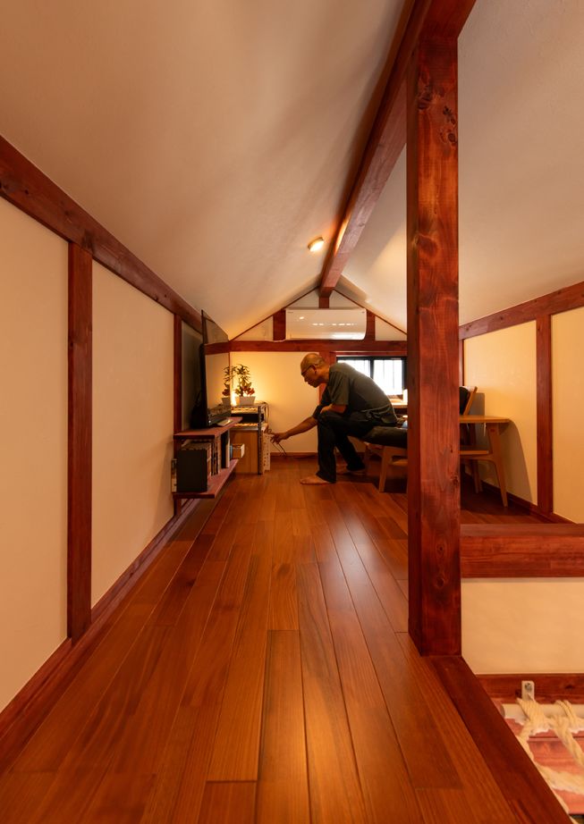 綿半林業 【2500万円台/29坪/ダウンフロアリビング/子育て】家事ラク動線や秘密基地で快適と楽しさが両立した木の家の建築実例画像7