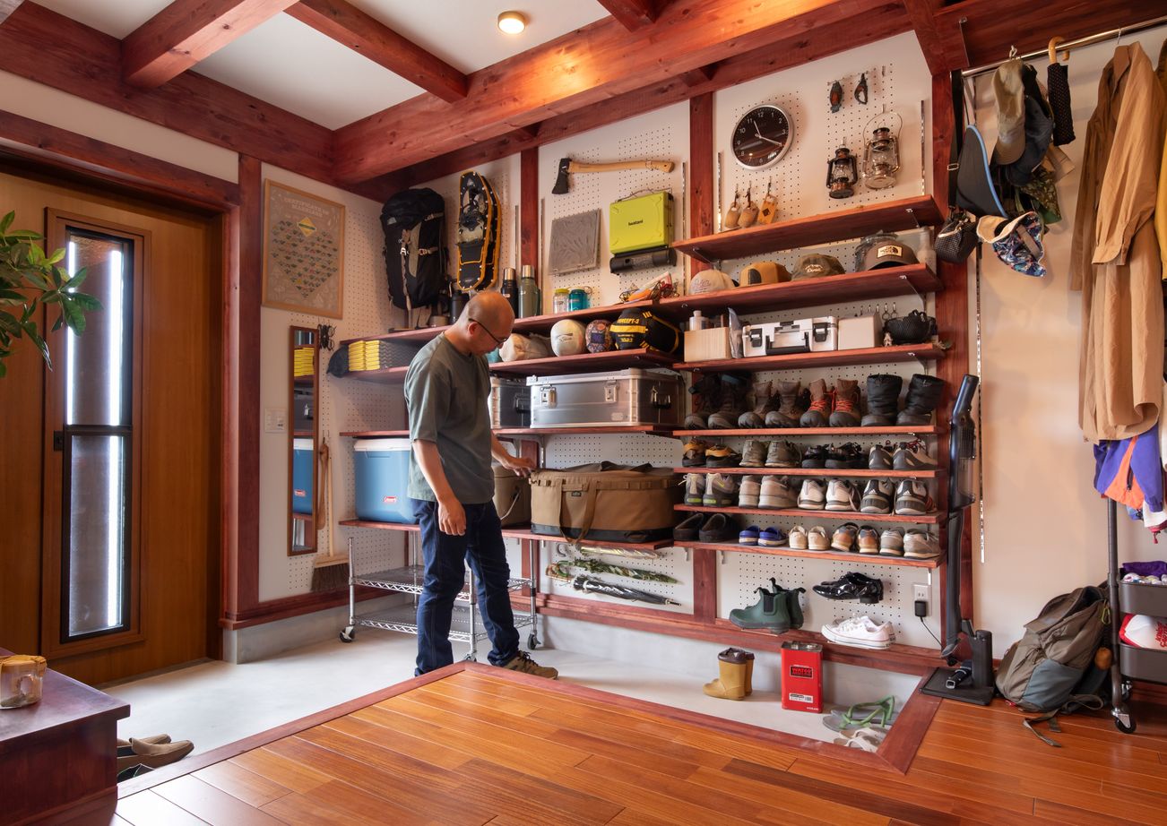 綿半林業 【2500万円台/29坪/ダウンフロアリビング/子育て】家事ラク動線や秘密基地で快適と楽しさが両立した木の家の建築実例画像9