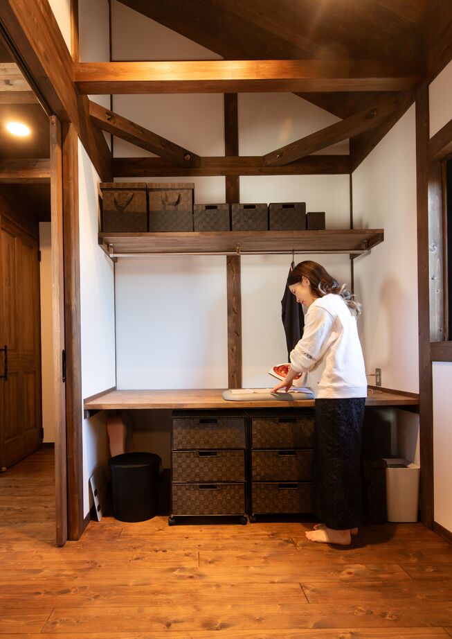 綿半林業 【1724万円/36坪/ひのき/子育て】人を呼ぶのが楽しみになる癒しの古民家風ひのきの家の建築実例画像16