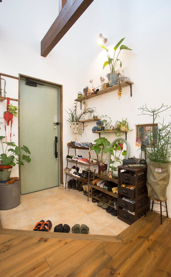 アーキホームライフ ［京都・1000万円台・30坪以下・駐車場有］無垢材、漆喰などをふんだんに使った平屋の実例（間取り有）の建築実例画像10