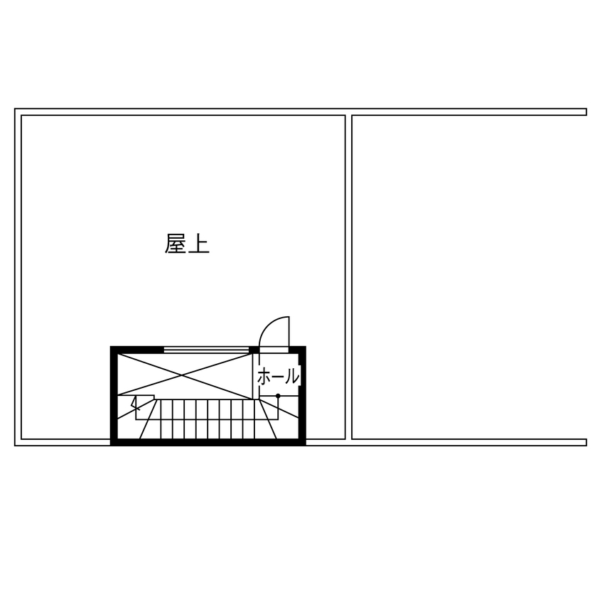 アーキホームライフ ［京都・2000万円台・アメカジ・駐車場有］屋上グランピングでBBQが楽しめる高台の家（間取り有）の間取り図（5K以上）屋上