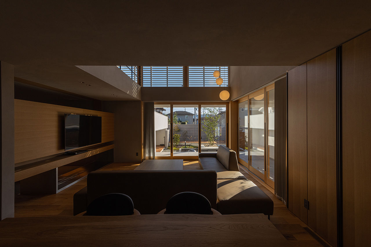 アーキホームライフ 【京都・グッドデザイン賞受賞】お互いに好きな事を大切に想いあえる「夫婦のシェアハウス」（間取り有）の建築実例画像2