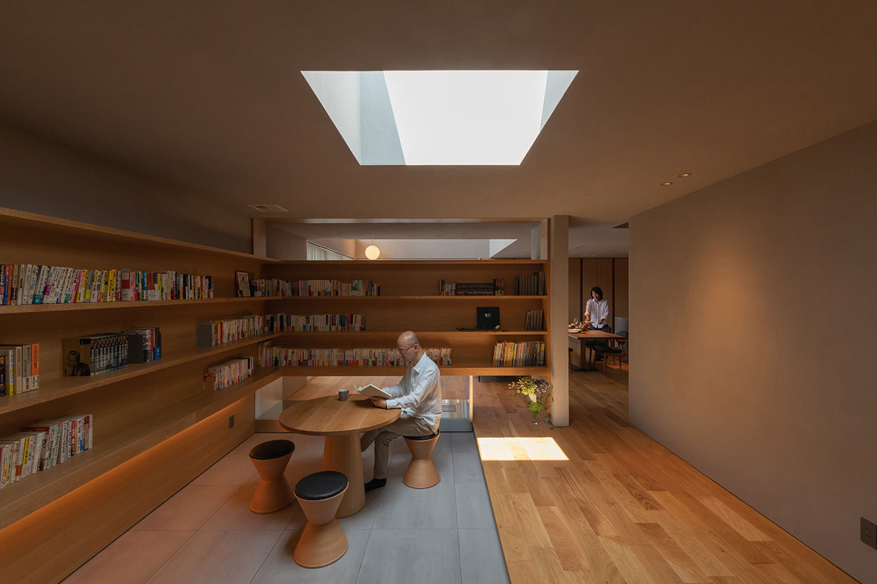 アーキホームライフ 【京都・グッドデザイン賞受賞】お互いに好きな事を大切に想いあえる「夫婦のシェアハウス」（間取り有）の建築実例画像4