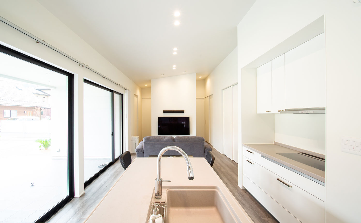 アーキホームライフ ［大阪・1000万円台・30坪以下・駐車場有］大阪1000万円台で25坪ながら広々開放感の平屋の実例（間取り有）の建築実例画像