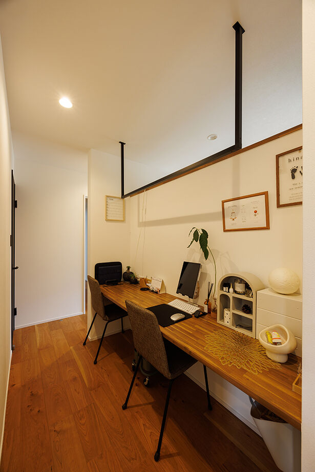 アーキホームライフ 【平屋・家事ラク・回遊動線】秘密基地のような「ヌック」が楽しい広々LDK。子育て家族のおしゃれな家の建築実例画像5