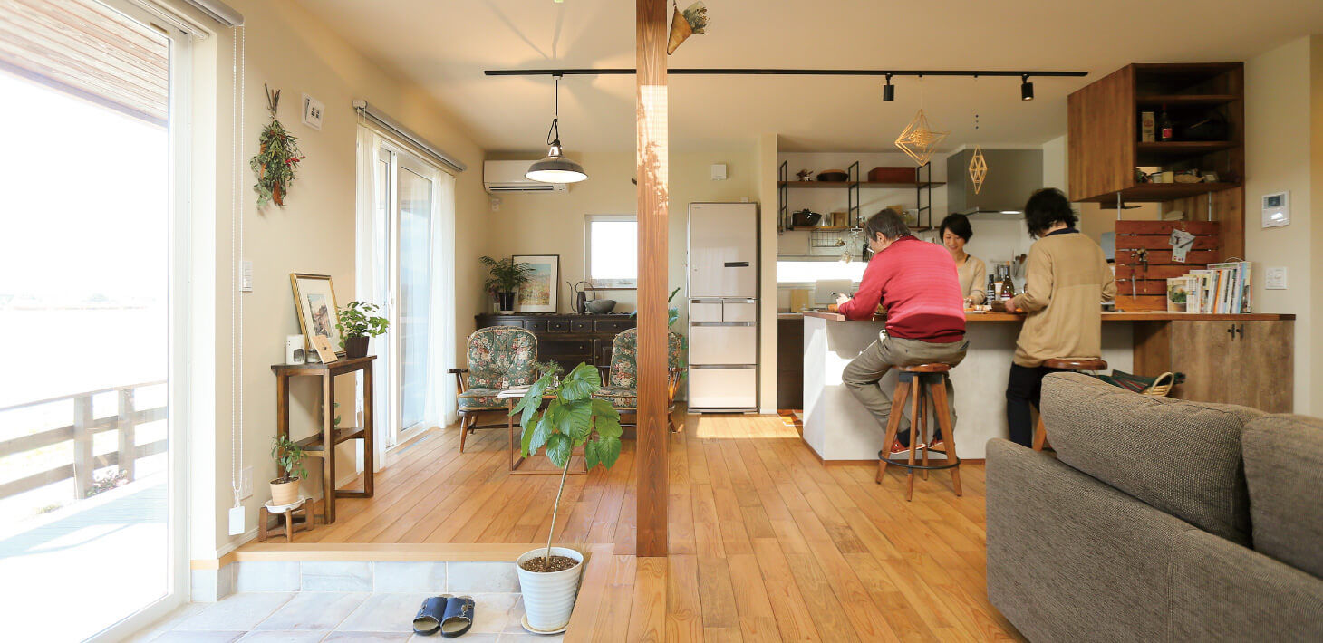 サンプロ 暮らしの手間が豊かさを織りなす住まいの建築実例画像3