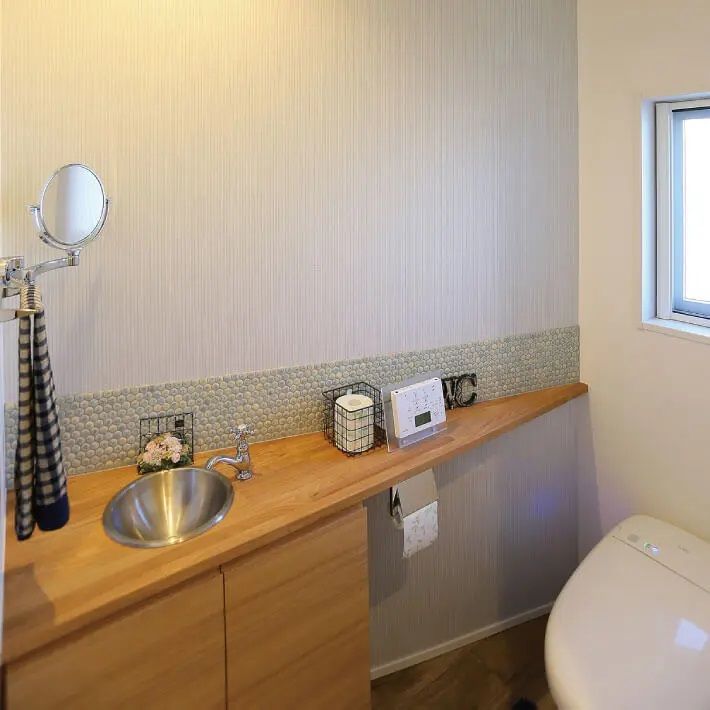 サンプロ 【4LDK・R壁・家事動線・建築士設計】クールさに込めた気遣いと安心の建築実例画像10