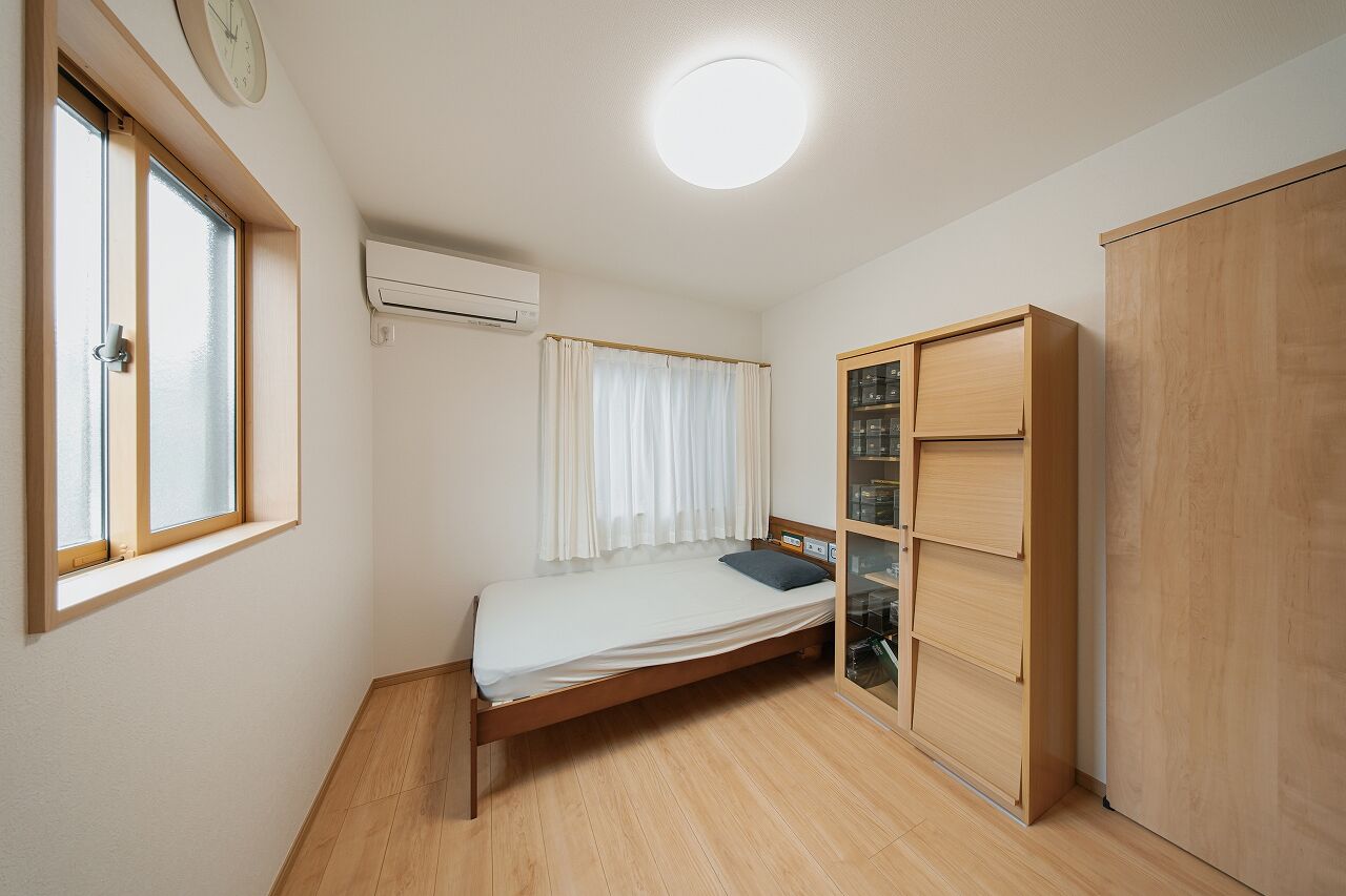 横尾材木店 【1304万円】夫婦の趣味を楽しむ終の棲家 平屋／2LDK／開放的な広々LDK／バリアフリー／駐車スペース5台分の建築実例画像9