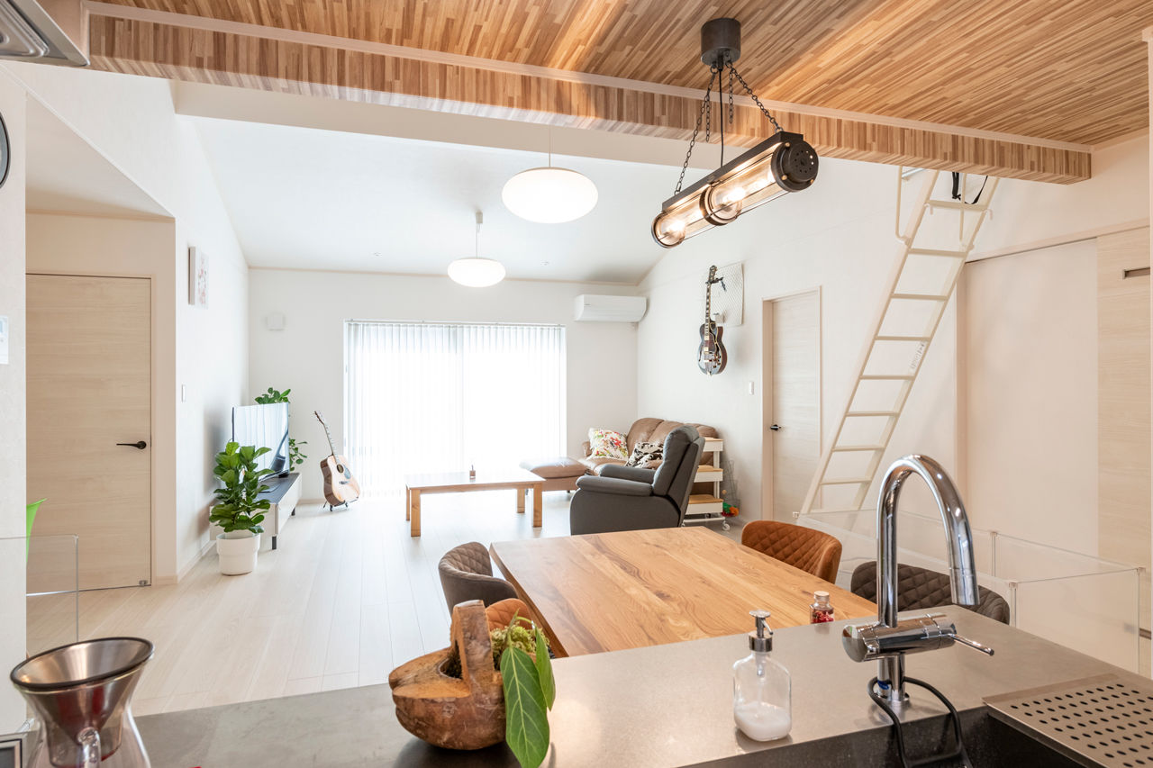 ニッケンホーム 【愛知県/間取り図】ZEH性能！趣味も楽しめる生涯住みやすいロフトのあるおしゃれな平屋実例の建築実例画像2