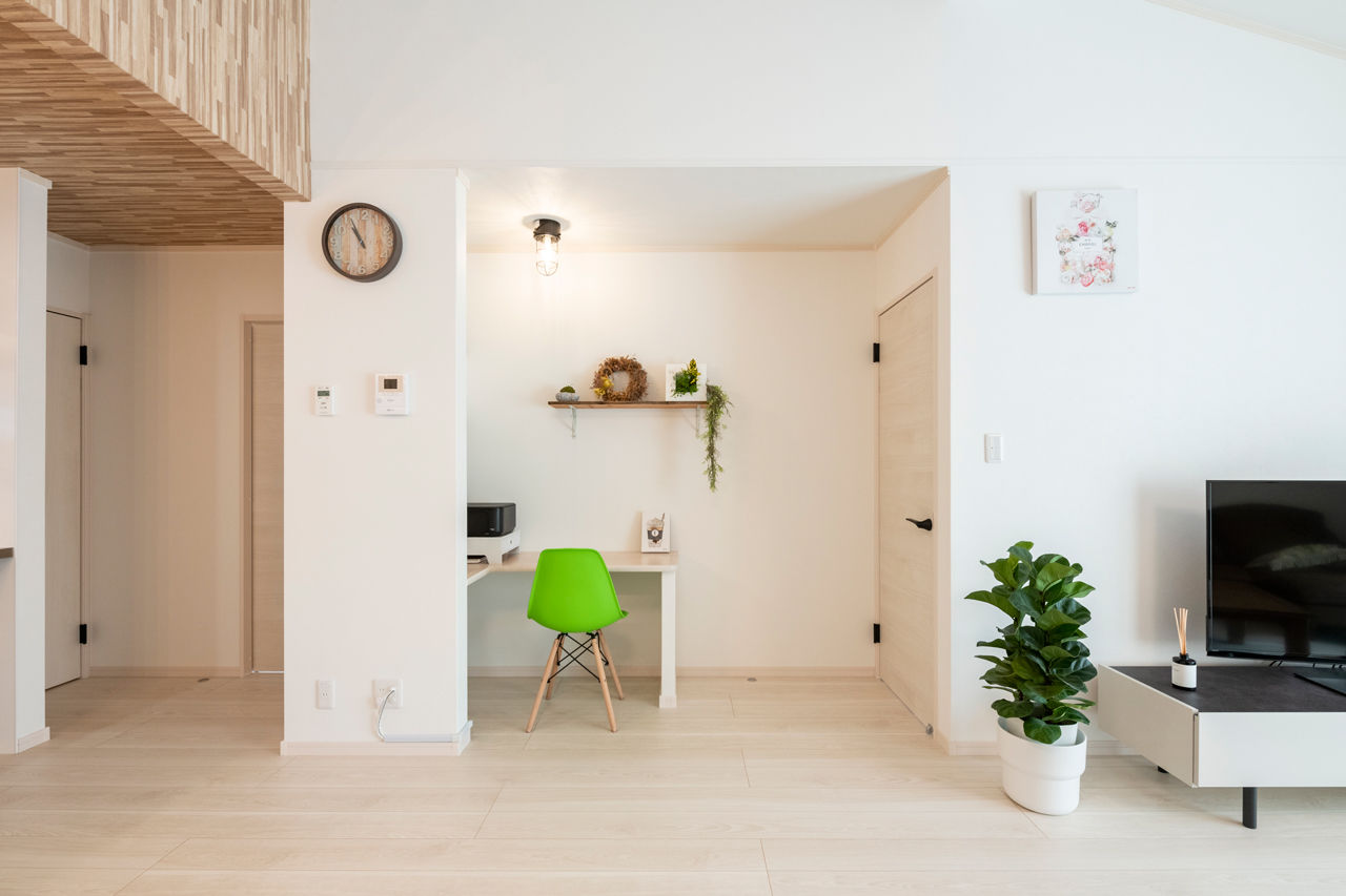 ニッケンホーム 【愛知県/間取り図】ZEH性能！趣味も楽しめる生涯住みやすいロフトのあるおしゃれな平屋実例の建築実例画像3