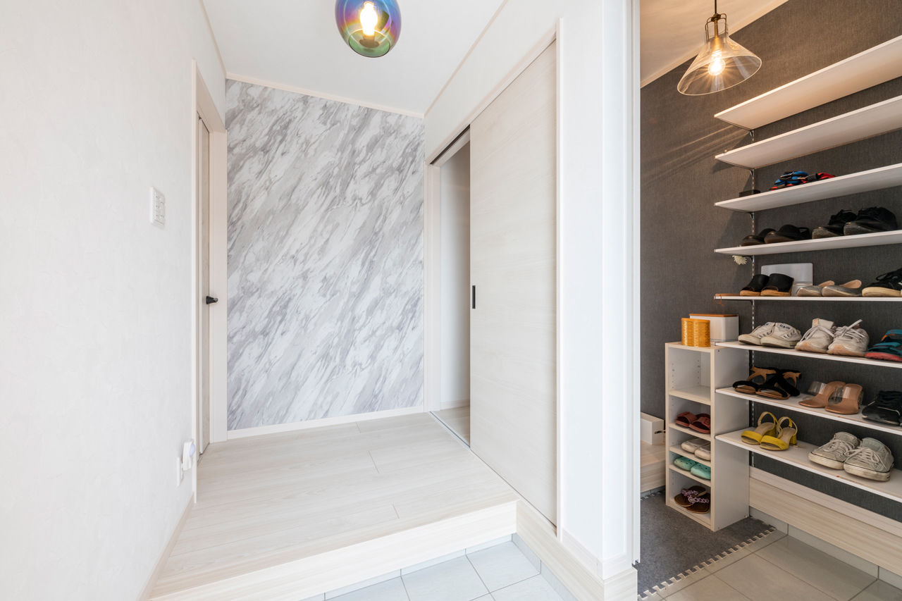 ニッケンホーム 【愛知県/間取り図】ZEH性能！趣味も楽しめる生涯住みやすいロフトのあるおしゃれな平屋実例の建築実例画像9