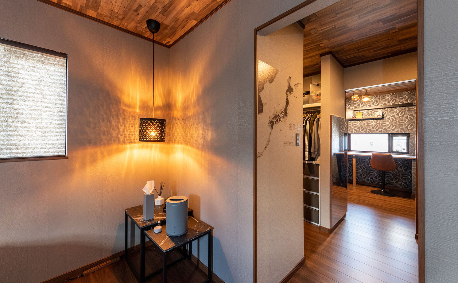 ニッケンホーム 【ホテルライク/間取り図】空間の連続性が開放感を生む。ホテルのような居心地のZEH住宅の建築実例画像3