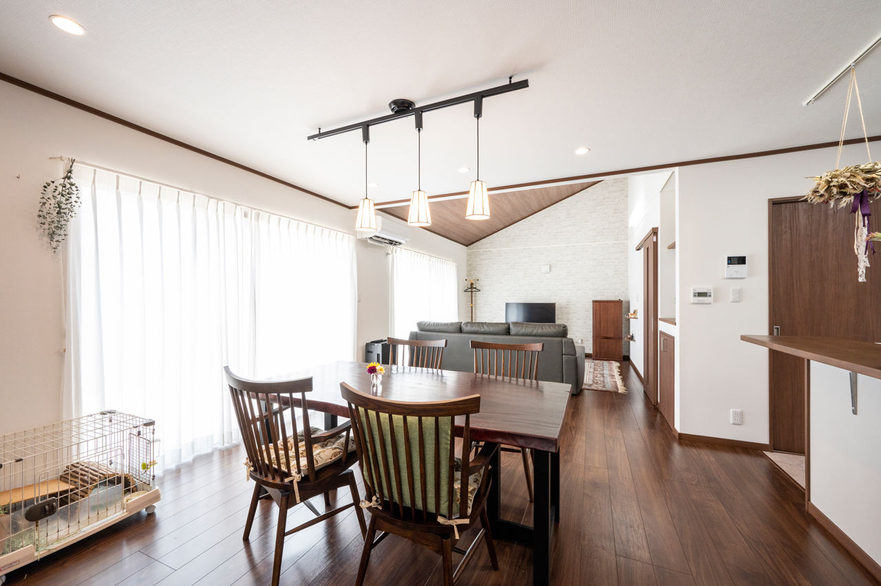 ニッケンホーム 【バリアフリー平屋/間取り図】福祉事業を活かし祖母も住みやすい永住仕様に電気代実質０(※1)のZEH実例の建築実例画像4