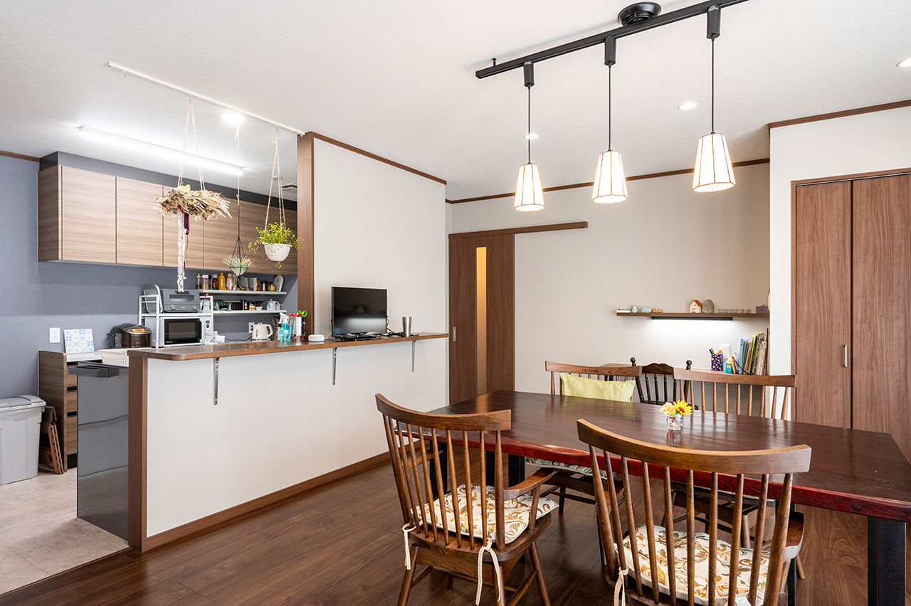 ニッケンホーム 【バリアフリー平屋/間取り図】福祉事業を活かし祖母も住みやすい永住仕様に電気代実質０(※1)のZEH実例の建築実例画像6