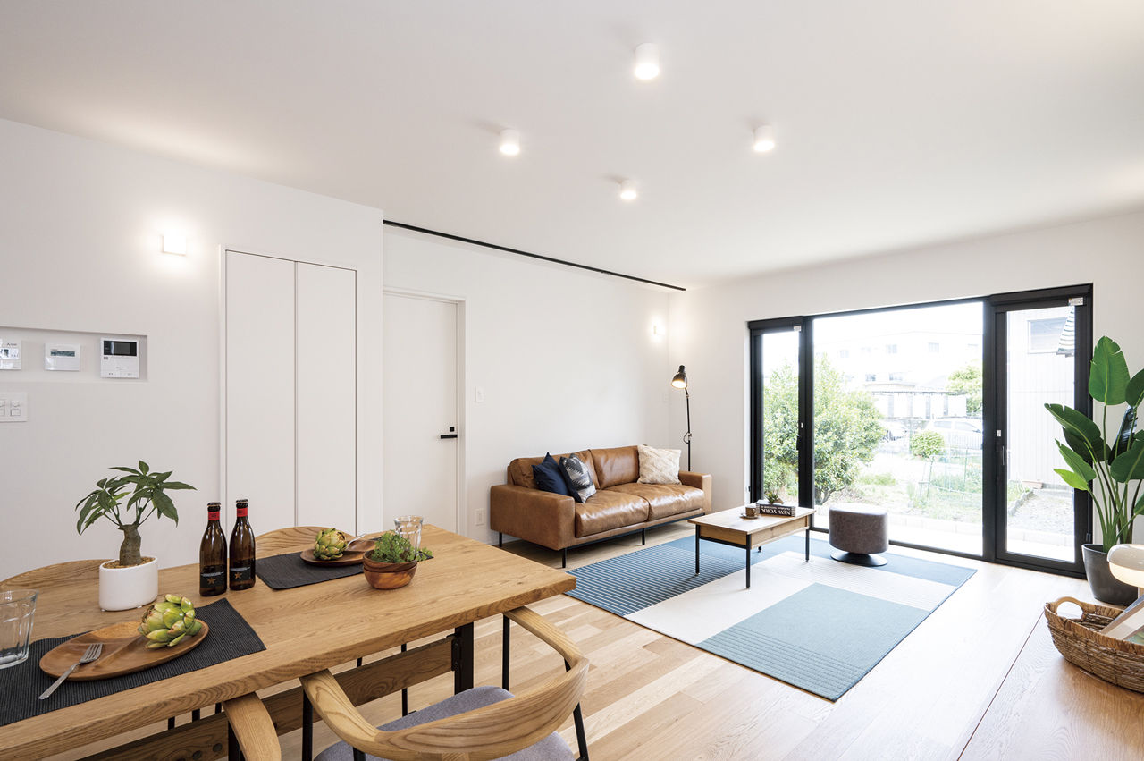 ニッケンホーム 【コンパクト平屋/20坪台/間取り図】UA値0.26の最高基準の断熱、C値0.1を予算内で。ずっと心地よさが続く家の建築実例画像2