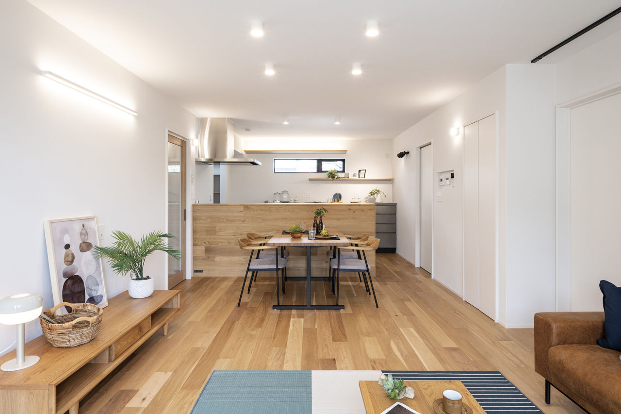 ニッケンホーム 【コンパクト平屋/20坪台/間取り図】UA値0.26の最高基準の断熱、C値0.1を予算内で。ずっと心地よさが続く家の建築実例画像3