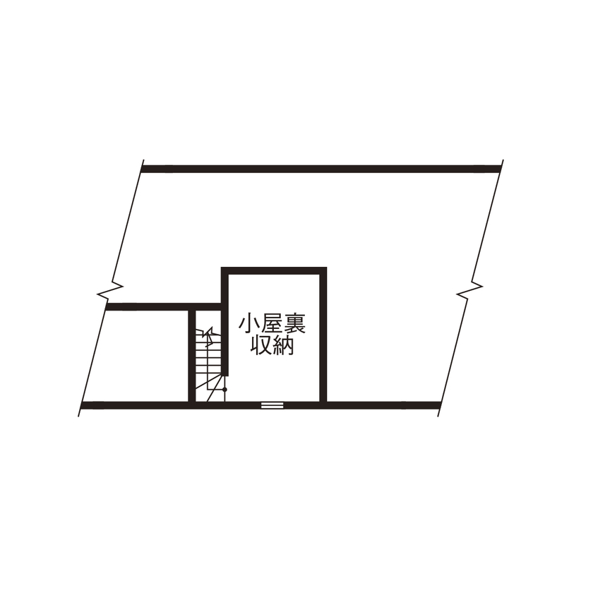 ニッケンホーム 【平屋/29坪/間取り図】省電力でいつも快適。家事ラク動線も参考にしたい、ナチュラルモダンな平屋ZEHの間取り図（2LDK＋小屋裏収納）小屋裏