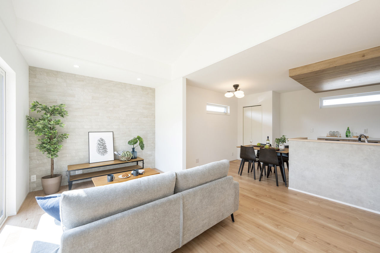 ニッケンホーム 【平屋/29坪/間取り図】省電力でいつも快適。家事ラク動線も参考にしたい、ナチュラルモダンな平屋ZEHの建築実例画像3