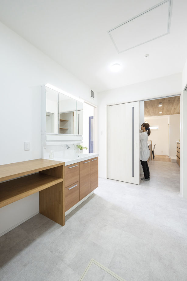 ニッケンホーム 【平屋/29坪/間取り図】省電力でいつも快適。家事ラク動線も参考にしたい、ナチュラルモダンな平屋ZEHの建築実例画像6