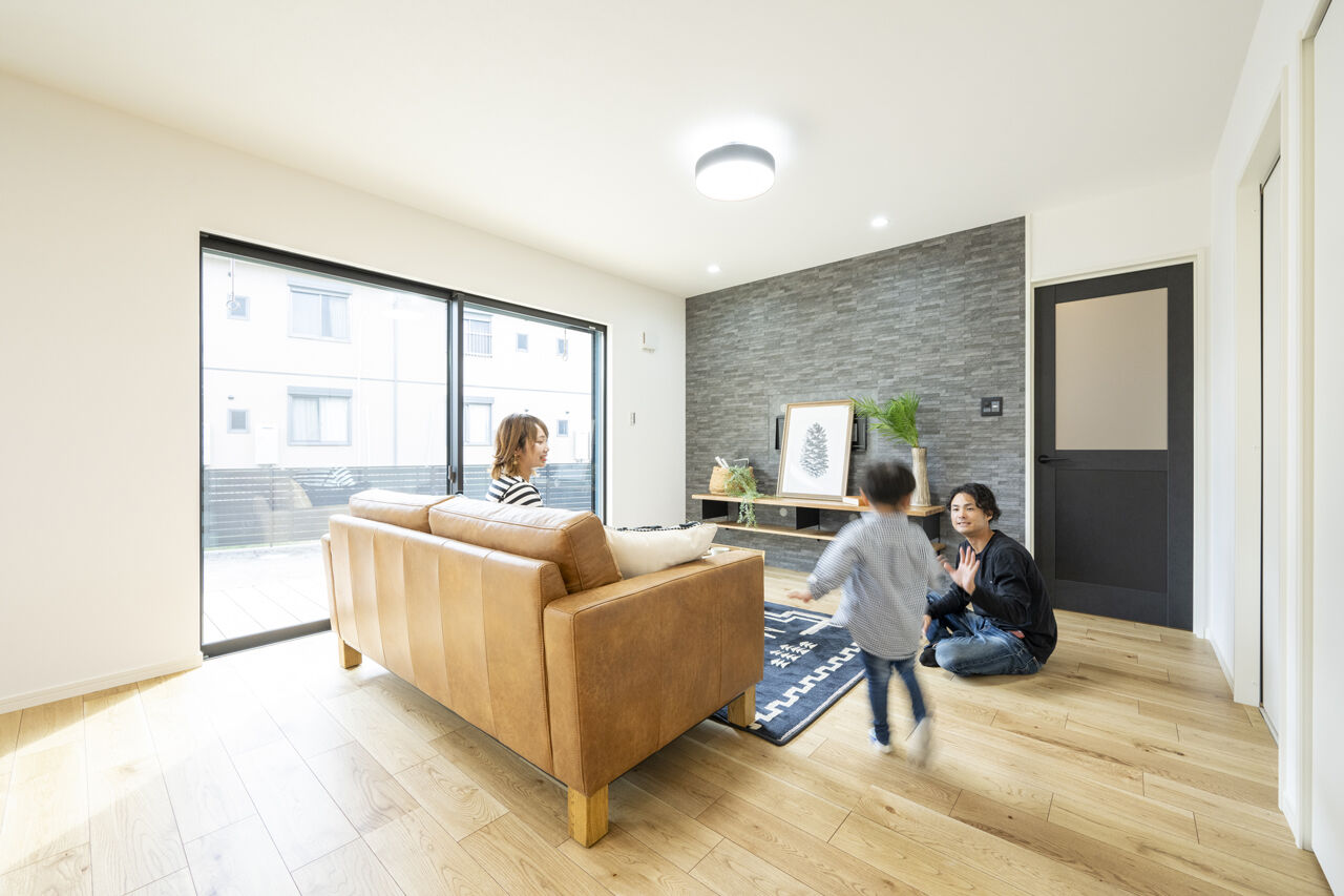 ニッケンホーム 【一宮市/2000万円台/間取り図】野球好き家族が叶えた理想の暮らし。椰子が似合う緑ガルバ×木目のZEH住宅の建築実例画像5