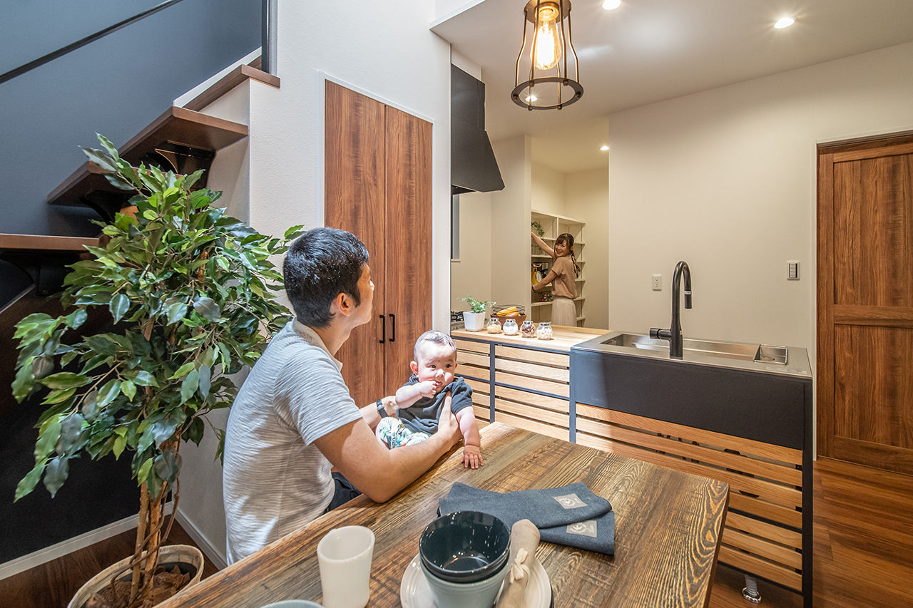 アニバーサリーホーム 【半田/間取図/ローコスト住宅/30坪/狭小】コンパクトでヴィンテージ感のあるおしゃれな1000万円台で実現の建築実例画像5