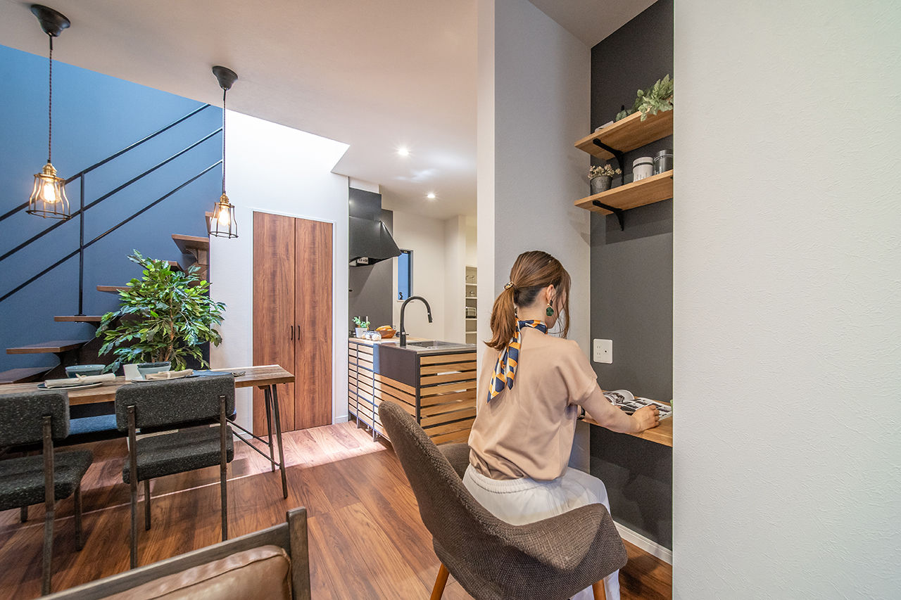 アニバーサリーホーム 【半田/間取図/ローコスト住宅/30坪/狭小】コンパクトでヴィンテージ感のあるおしゃれな1000万円台で実現の建築実例画像6