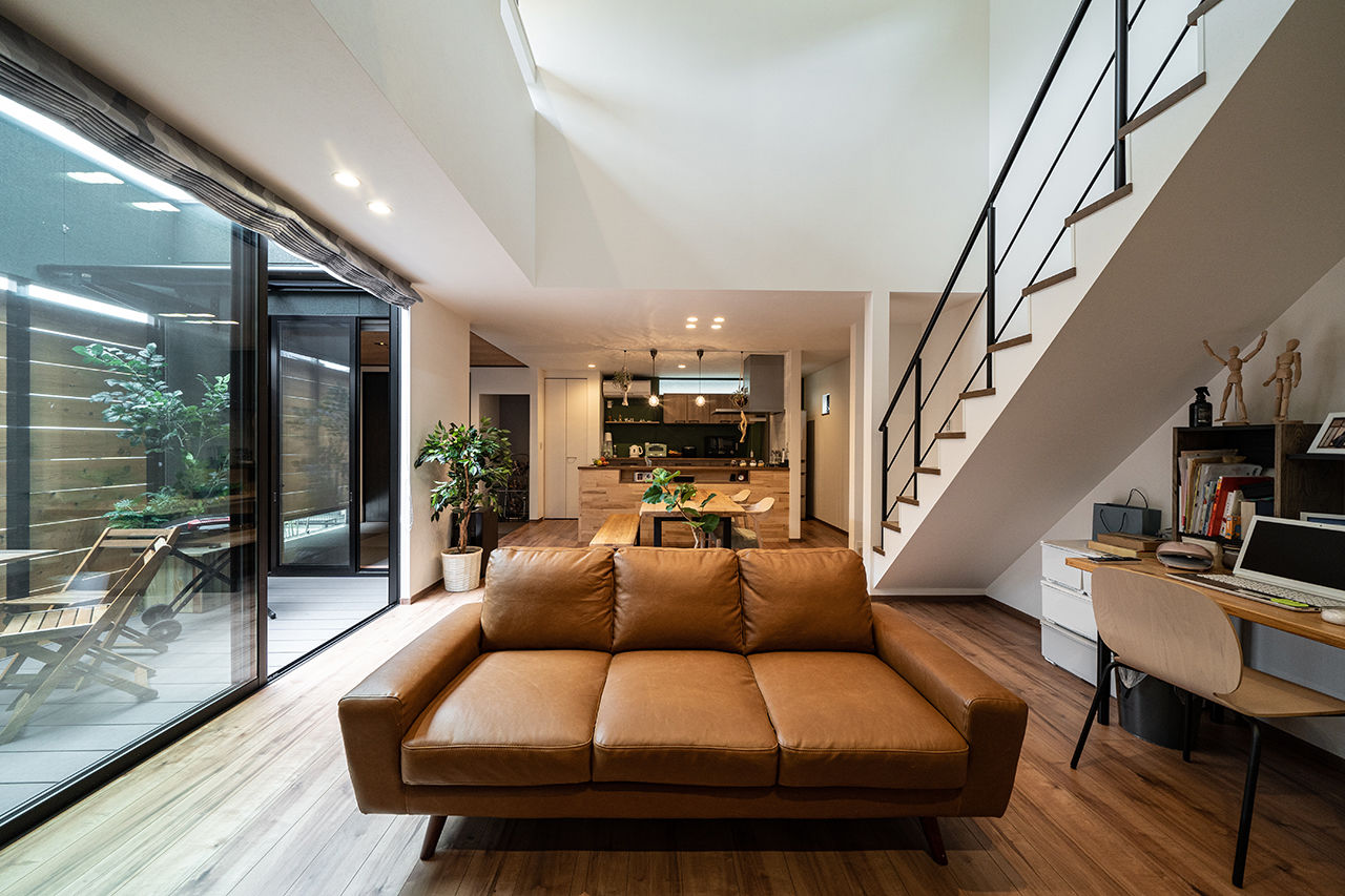 アニバーサリーホーム 【大府/間取り図/1000万円台】コストも抑えた３人で暮らす中庭のあるおしゃれな2階建て実例の建築実例画像3