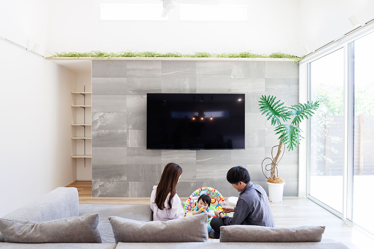 アニバーサリーホーム 【東海市／3100万円台／平屋／収納充実／間取図】完璧な家事動線をめざした中庭囲む回遊プランが自慢の平屋の建築実例画像2