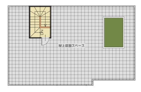 プエルダホーム 【札幌市/夫婦2人/屋上/3LDK間取図】都市でも光と開放感を独占。想いをカタチにする親身な対応力が決め手の間取り図（3LDK）屋上