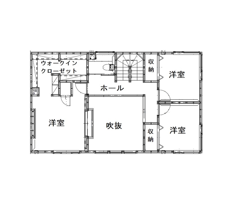 プエルダホーム 【屋上/ビルトインガレージ/ホームシアター】モデルハウスの体感が決め手「どこにもない開放感でした」の間取り図（4LDK）2階
