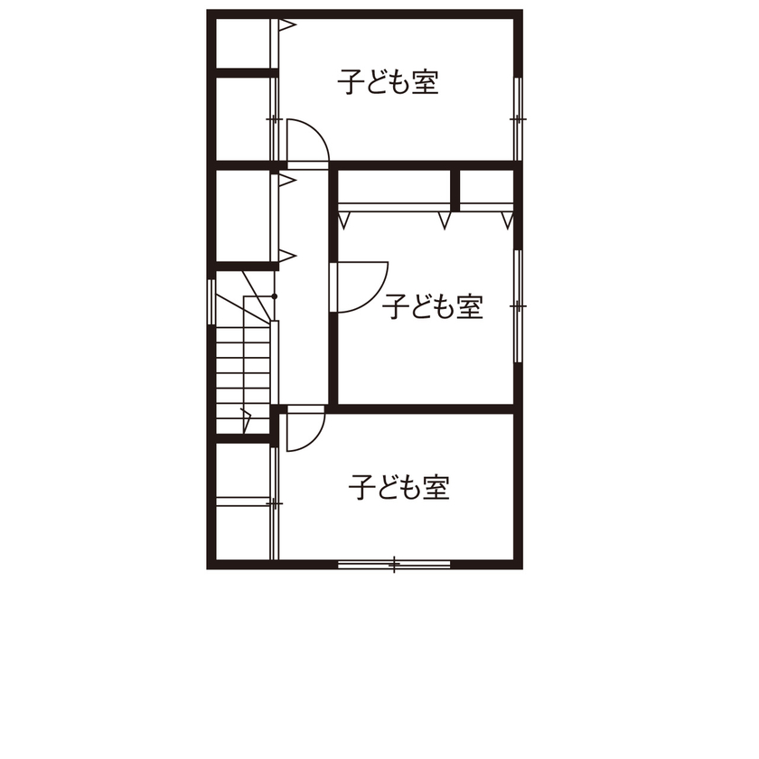秀建（シュウケン） 【京都府/1000万円台/3階建て/敷地約21坪】快適動線＆多収納、広い2階LDKが魅力。耐震等級3の長期優良住宅の間取り図（4LDK）3階