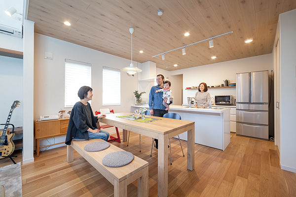 ジューテックホーム 【横浜市/2000万円台/40坪台/間取り図】北欧テイストのエッセンスを加えた、家族が繋がる二世帯住宅の建築実例画像5