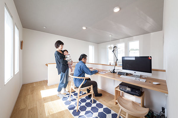 ジューテックホーム 【横浜市/2000万円台/40坪台/間取り図】北欧テイストのエッセンスを加えた、家族が繋がる二世帯住宅の建築実例画像7