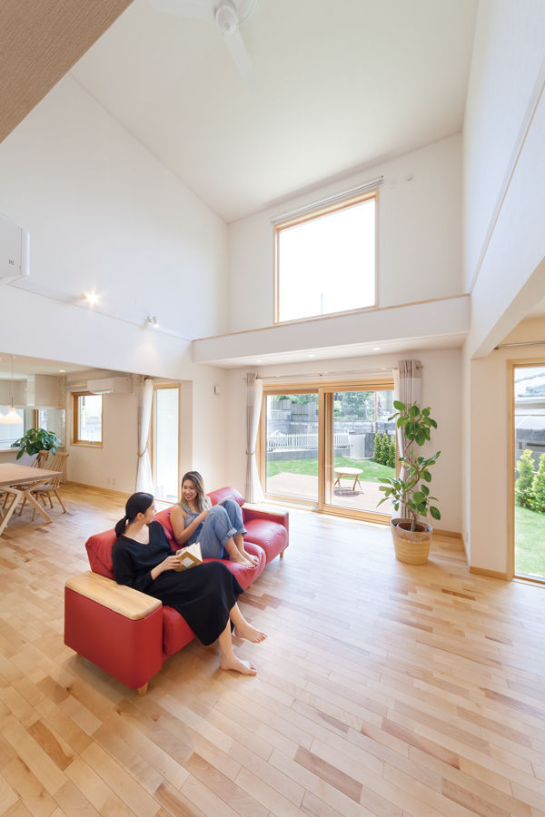 ジューテックホーム 【横浜市/3000万円台/40坪台/間取り図】家事がしやすい動線が魅力！北欧テイストのびやかな住まいの建築実例画像2