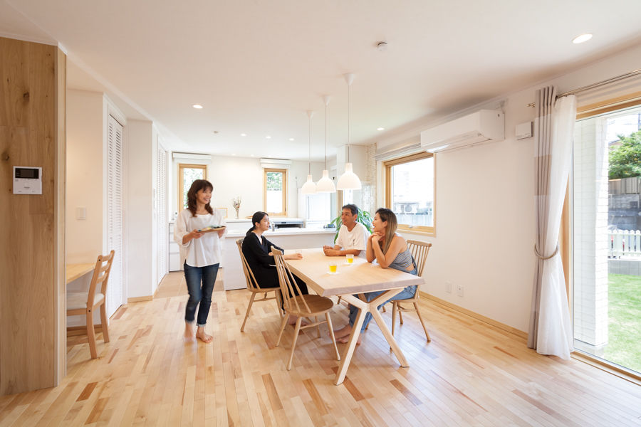 ジューテックホーム 【横浜市/3000万円台/40坪台/間取り図】家事がしやすい動線が魅力！北欧テイストのびやかな住まいの建築実例画像4