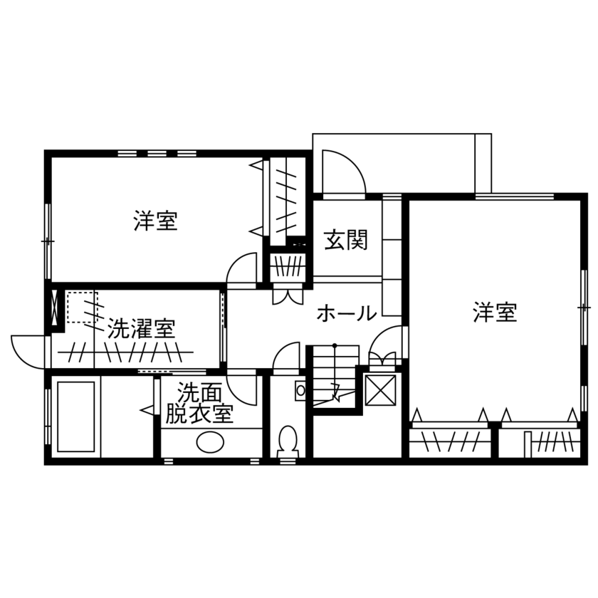 ジューテックホーム 【東京都/4000万円台/30坪台/間取り図】オールシーズンの心地よさ×トータルコーディネートされた洗練空間の間取り図（3LDK）1階