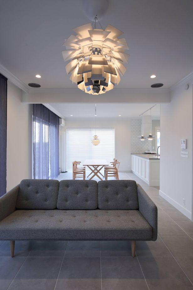 ジューテックホーム 【神奈川県/4000万円台/間取り図/オーダーキッチン/タイル床+床暖房】オーダー家具と北欧風コーディネートの建築実例画像3