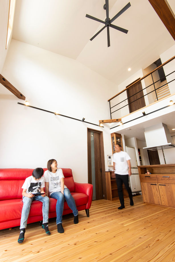 建築工房 和 -nagomi- 【奈良県橿原市/3000万円台】十津川の木と漆喰で心地いい空間で、家族の触れ合いを大切にしてプランニングの建築実例画像4