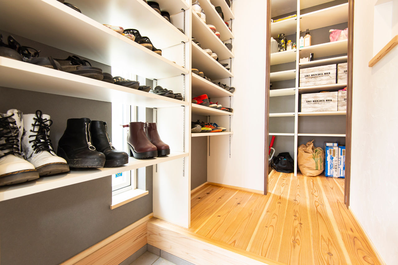 建築工房 和 -nagomi- 【奈良県橿原市/3000万円台】十津川の木と漆喰で心地いい空間で、家族の触れ合いを大切にしてプランニングの建築実例画像7