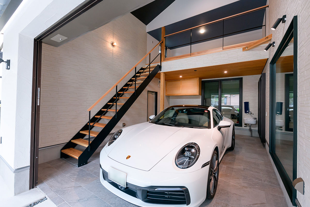 建築工房 和 -nagomi- 【奈良県五條市/6100万円台】住まいの性能にこだわった、愛車を眺められる平屋ガレージハウスの建築実例画像3